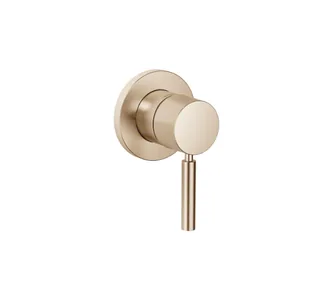 Смеситель для душа, Dornbracht, Series specific, на 1 потребитель, настенный встраиваемый, цвет-Light Gold сатинированный