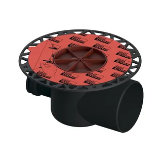 Сифон, TECE, Drainpoint S, шгв, 252*252*133, DN 100, горизонтальный
