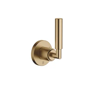 Вентиль, Dornbracht, Tara, переключающий (дивертор), на три положения, цвет-Dark Brass сатинированный (PVD)