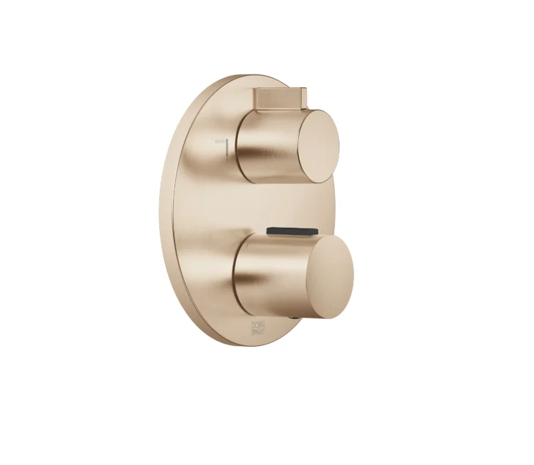 Смеситель для душа, Dornbracht, Series specific, на 2 потребителя, цвет-Light Gold сатинированный
