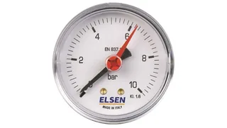 Манометр, ELSEN, Ø-100, 1/4", Н, осевой, PN, бар-0-6