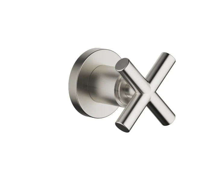 Вентиль, Dornbracht, Tara, запорный, 1/2", цвет-платина сатинированная