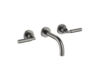 Смеситель для раковины, Dornbracht, Tara, цвет-Dark Platinum сатинированная