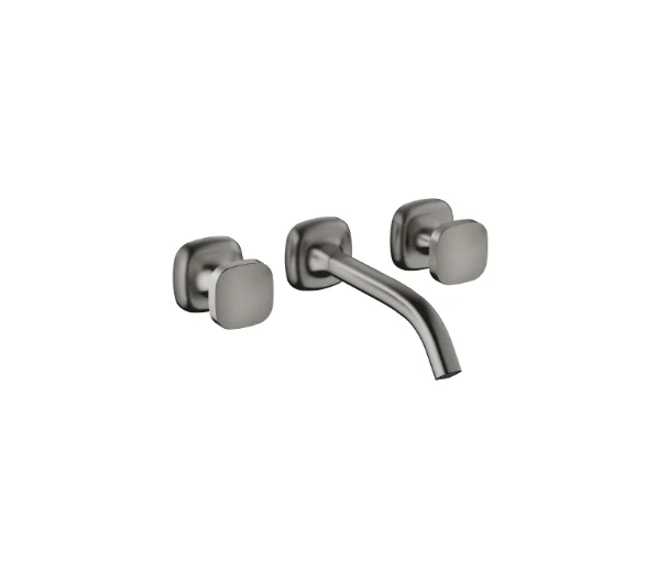 Смеситель для раковины, Dornbracht, COYA, настенный встраиваемый, цвет-Dark Platinum сатинированна