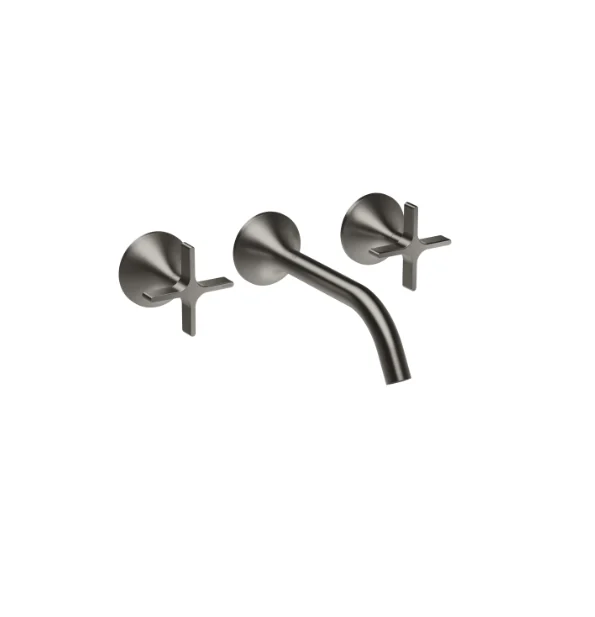 Смеситель для раковины, Dornbracht, Vaia, настенный встраиваемый, цвет-Dark Platinum сатинированная