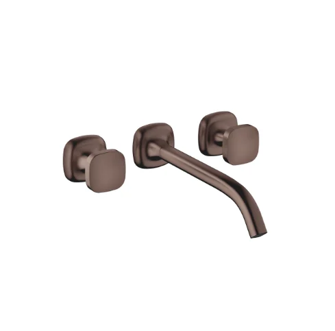 Смеситель для раковины, Dornbracht, COYA, настенный встраиваемый, цвет-Dark Bronze сатинированный (PVD)