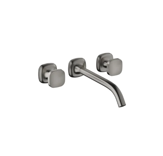 Смеситель для раковины, Dornbracht, COYA, настенный встраиваемый, цвет-Dark Platinum сатинированная
