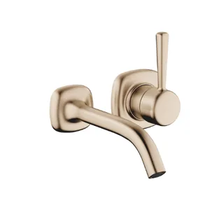 Смеситель для раковины, Dornbracht, COYA, настенный встраиваемый, цвет-Light Gold сатинированное (PVD)