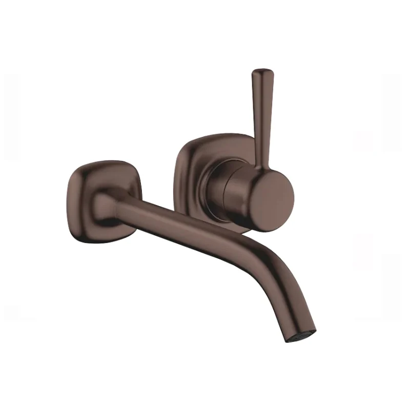 Смеситель для раковины, Dornbracht, COYA, настенный встраиваемый, цвет-Dark Bronze сатинированный (PVD)