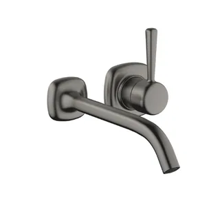 Смеситель для раковины, Dornbracht, COYA, настенный встраиваемый, цвет-Dark Platinum сатинированная