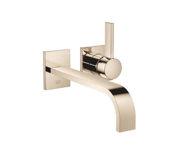 Смеситель для раковины, Dornbracht, MEM, настенный встраиваемый, цвет-шампань (золото 22кт)