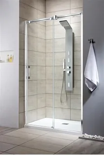 Неподвижная стенка стенка, Radaway, Espera DWJ, правосторонняя, шв 450*2000, хром, цвет стекла-прозрачный, Easy Clean — иконка
