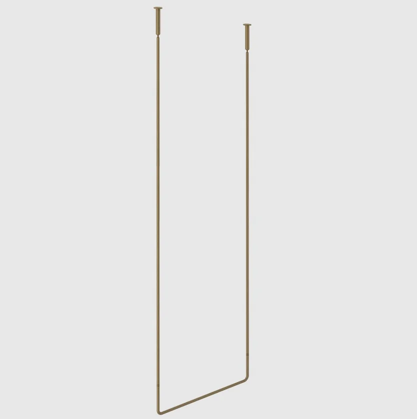 Полотенцедержатель, Gessi, Goссia, шгв 614*14*1600, цвет-Antique Brass (старый арт. 38143/713)