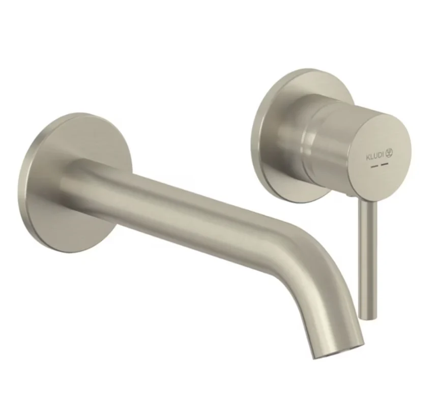 Смеситель для раковины, Kludi, BOZZ, цвет-Nickel Brushed PVD