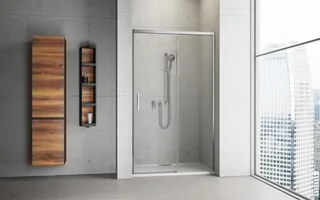 Дверь, Radaway, Idea DWJ, шв 1500*2005, петли-справа, хром, цвет стекла-прозрачный, Easy Clean