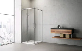 Дверь, Radaway, Idea KDD, шв 1000*2005, петли-справа, хром, цвет стекла-прозрачный, Easy Clean