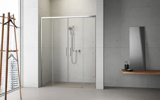Дверь, Radaway, Idea DWD, шв 1800*2005, петли-универсальные (слева или справа), хром, цвет стекла-прозрачный, Easy Clean