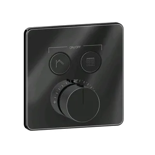 Смеситель для душа, Gessi, HI-FI Comfort, на 2 потребителя, цвет-Black Metal PVD — иконка