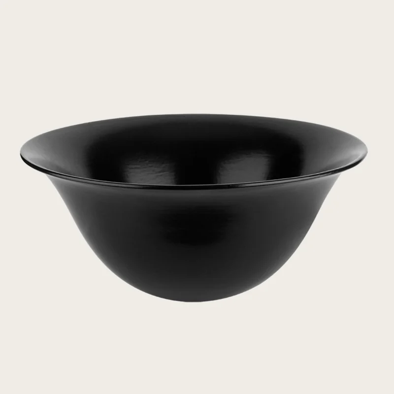 Раковина, Gessi, шгв 400*400*185, отверстия для смесителя-отсутствуют, цвет-черный матовый