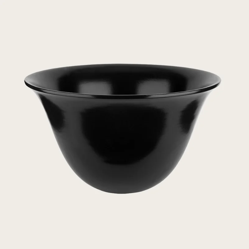 Раковина, Gessi, шгв 500*500*300, отверстия для смесителя-отсутствуют, цвет-черный матовый