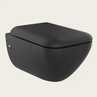 Унитаз, Gessi, подвесной, шгв 358*540*404, цвет-чёрный матовый