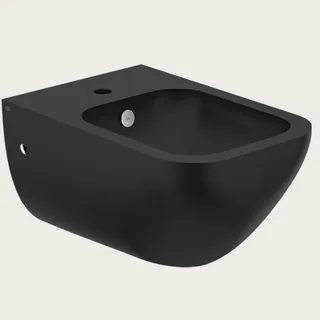 Биде, Gessi, Goссia, подвесной, шгв 355*540*272, цвет-черный матовый