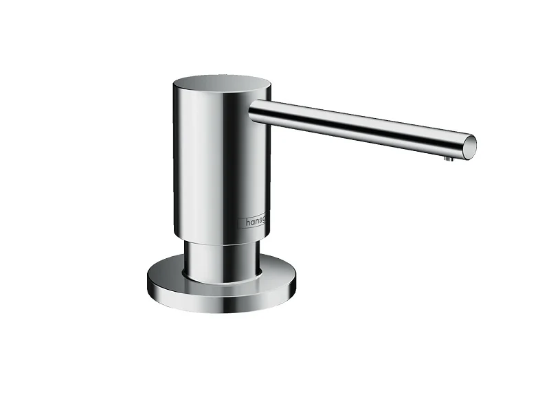 Диспенсер для жидкого мыла или средства для мытья посуды, Hansgrohe, A41, хром