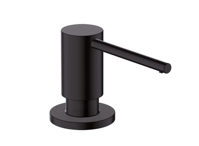 Дозатор для жидкого мыла, Hansgrohe, A41, шгв 131*66*318, цвет дозатора-черный матовый