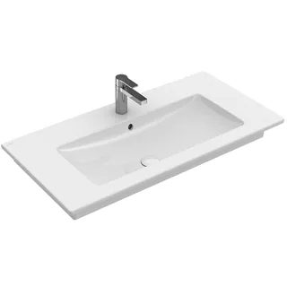 Раковина, Villeroy&Boch, Venticello, шг 800*500*165, отверстия для смесителя-1 сквозное, 2 промаркированных, CeramicPlus, цвет-альпийский белый