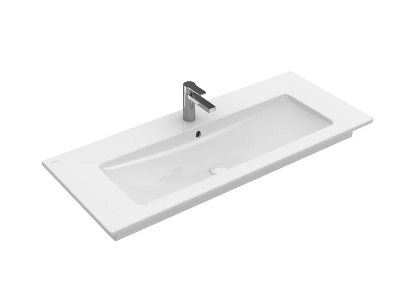 Раковина, Villeroy&Boch, Venticello, шг 1200*500, отверстия для смесителя-1, цвет-альпийский белый