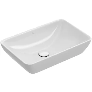 Раковина, Villeroy&Boch, Venticello, шгв 550*360*118, отверстия для смесителя-отсутствуют, цвет-альпийский белый