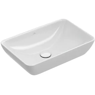 Раковина, Villeroy&Boch, Venticello, шгв 550*360*118, отверстия для смесителя-отсутствуют, CeramicPlus, цвет-альпийский белый