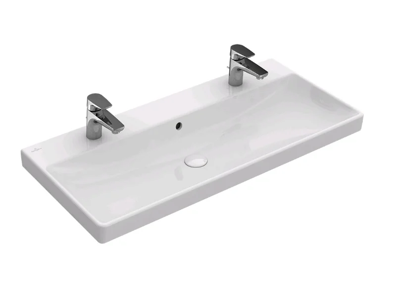 Раковина, Villeroy&Boch, Avento, шг 1000*470, CeramicPlus, цвет-альпийский белый