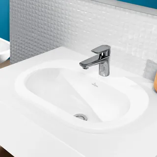 Раковина, Villeroy&Boch, O.Novo, шгв 560*405*120, отверстия для смесителя-1 сквозное, 2 промаркированных, цвет-альпийский белый — иконка
