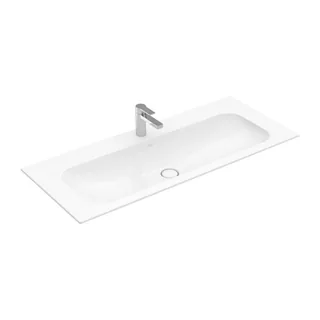Раковина, Villeroy&Boch, Finion, шгв 1200*500*100, отверстия для смесителя-1 сквозное, 2 промаркированных, CeramicPlus, цвет-альпийский белый — иконка
