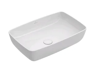 Раковина, Villeroy&Boch, Artis, шгв 580*385*130, отверстия для смесителя-отсутствуют, цвет-альпийский белый