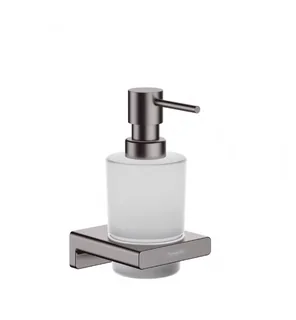 Дозатор для жидкого мыла, Hansgrohe, AddStoris, шгв 81*91*158, цвет-шлифованный черный хром