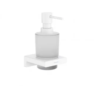 Дозатор для жидкого мыла, Hansgrohe, AddStoris, шгв 81*91*158, белый матовый