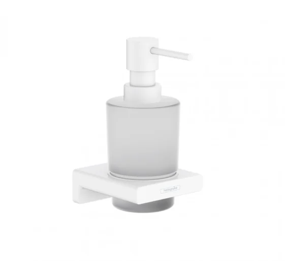 Дозатор для жидкого мыла, Hansgrohe, AddStoris, шгв 81*91*158, белый матовый