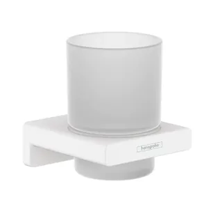 Стакан, Hansgrohe, AddStoris, шгв 81*91*94 мм, цвет-белый матовый