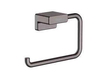 Бумагодержатель, Hansgrohe, AddStoris, шгв 141*40*77, цвет-шлифованный чёрный хром