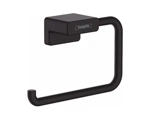 Бумагодержатель, Hansgrohe, AddStoris, шгв 141*40*77, цвет-черный матовый — иконка