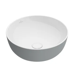 Раковина, Villeroy&Boch, Artis, шгв 430*430*130, отверстия для смесителя-отсутствуют, цвет снаружи/внутри-French Linen/белый — иконка