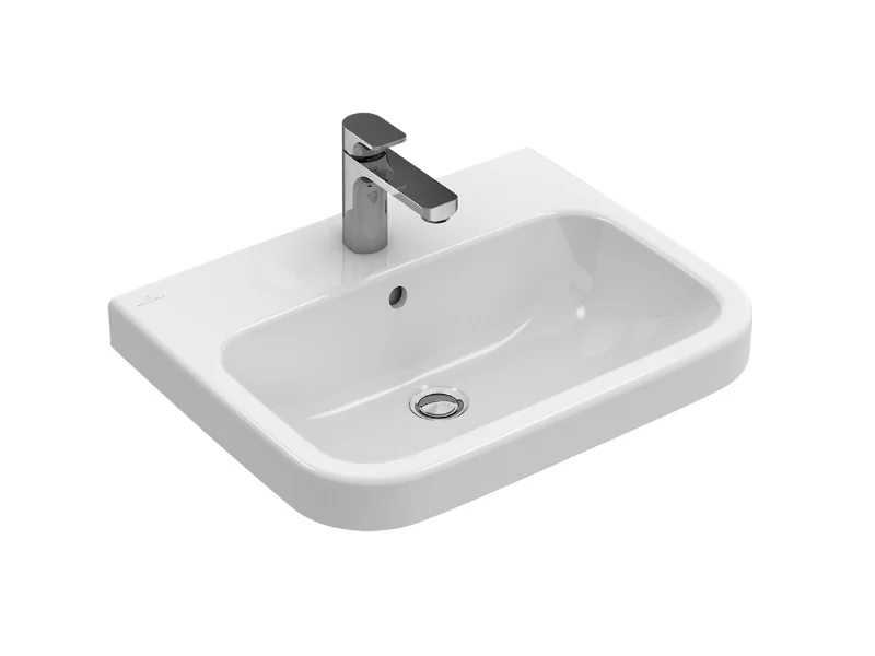 Раковина, Villeroy&Boch, Architectura, шгв 550*470*125, отверстия для смесителя-1 сквозное, 2 промаркированных, цвет-альпийский белый
