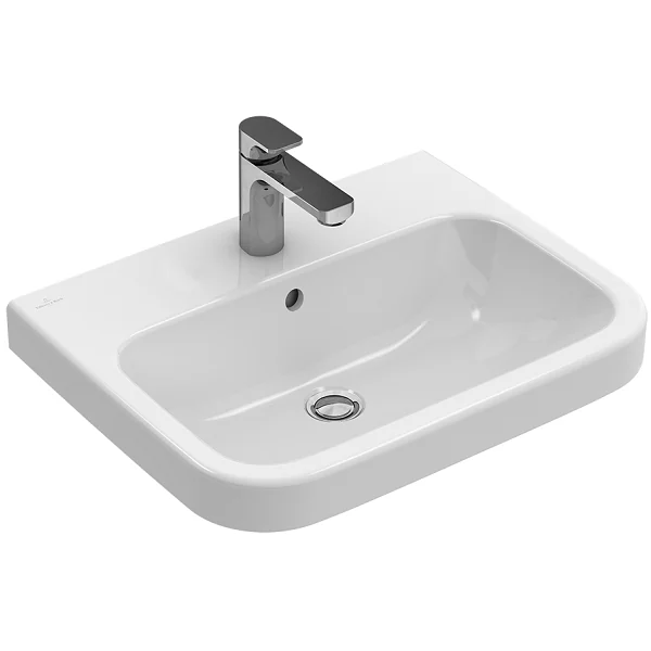 Раковина, Villeroy&Boch, Architectura, шг 600*470, CeramicPlus, цвет-альпийский белый