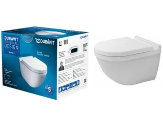 Унитаз подвесной, Duravit, Starck 3, шгв 400*560*390, цвет-белый — иконка