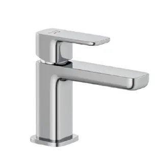 Смеситель для раковины, Kludi, Renon, 85, Push-Open, EcoPlus, цвет-черный матовый