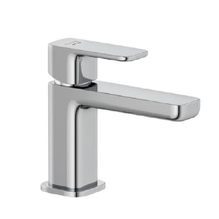 Смеситель для раковины, Kludi, Renon, 85, Push-Open, EcoPlus, цвет-черный матовый