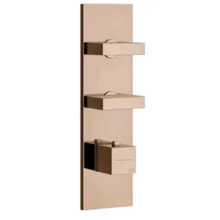 Смеситель для душа, Gessi, на 2 потребителя, цвет-Copper PVD