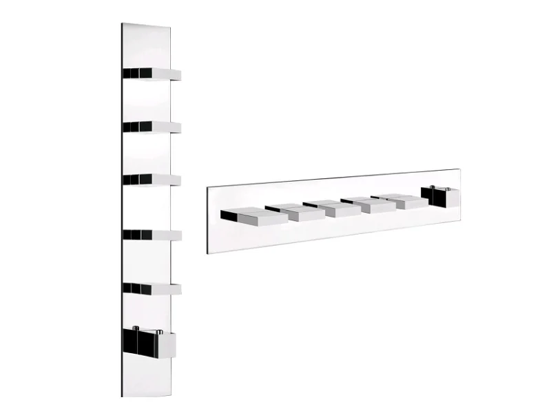 Смеситель для душа, Gessi, Rettangolo Wellness, цвет-хром